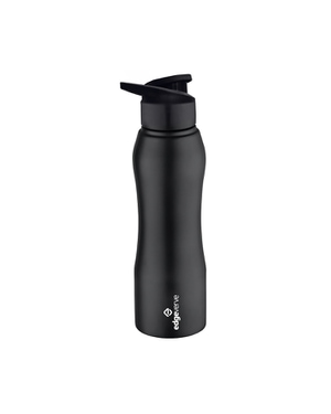 Borosil Grip N Sip Stainless Steel Bottle- Black- 750ml